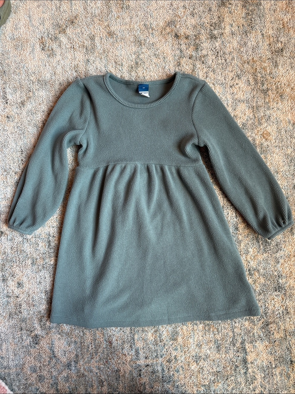 Toddler Old Navy Knit Sweater Dress in Sage
